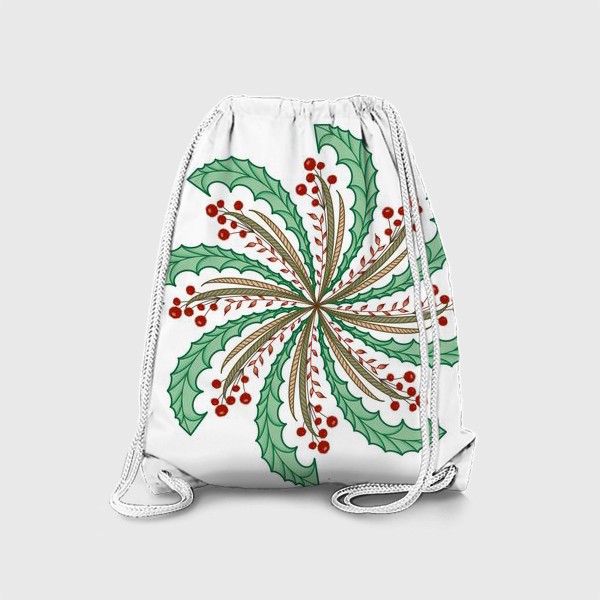 Рюкзак «Цветочная снежинка»