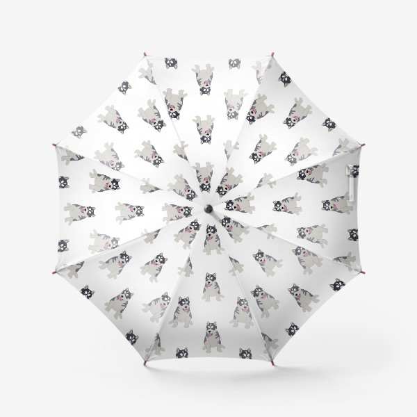 Зонт «Щенята хаски»