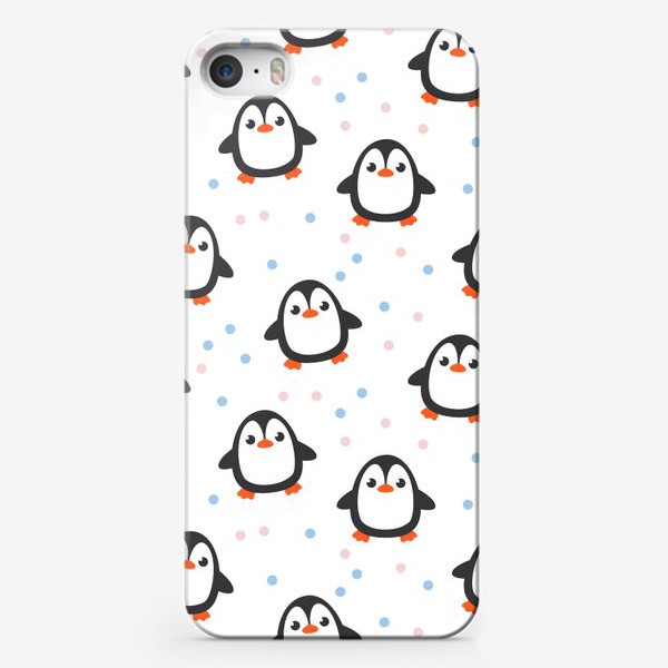 Чехол iPhone «Пингвинчики»