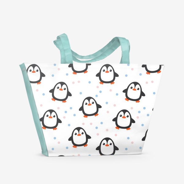 Пляжная сумка «Пингвинчики»