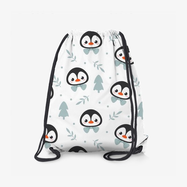 Рюкзак «Пингвин и елка»