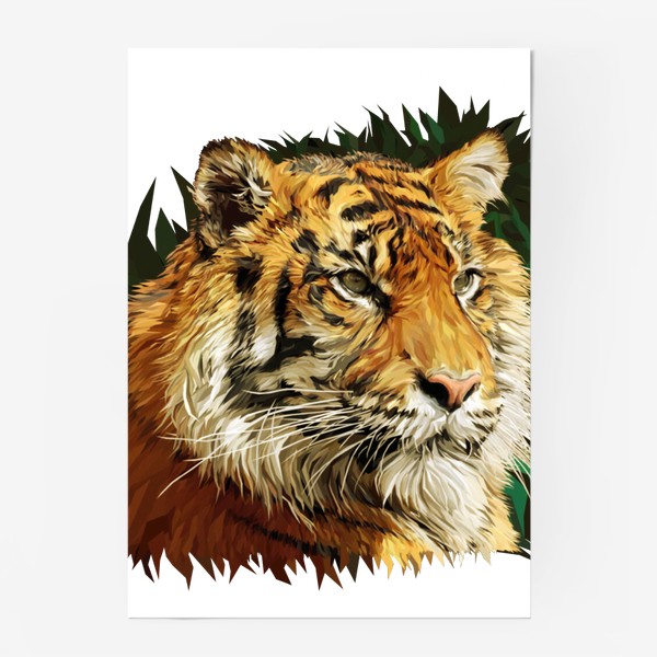 Постер «Год Тигра. Символ 2022 года. Natural (без фона)»