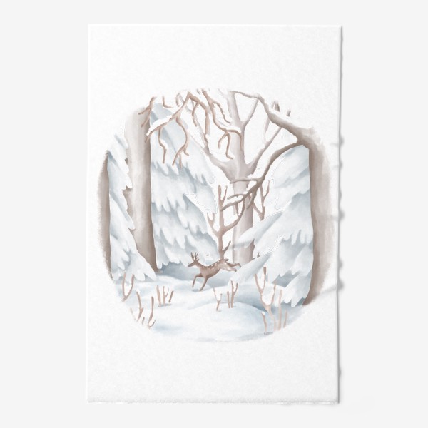 Полотенце «Зимний лес»