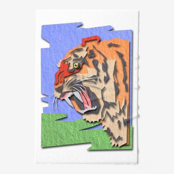 Полотенце «Тигр бумажный »