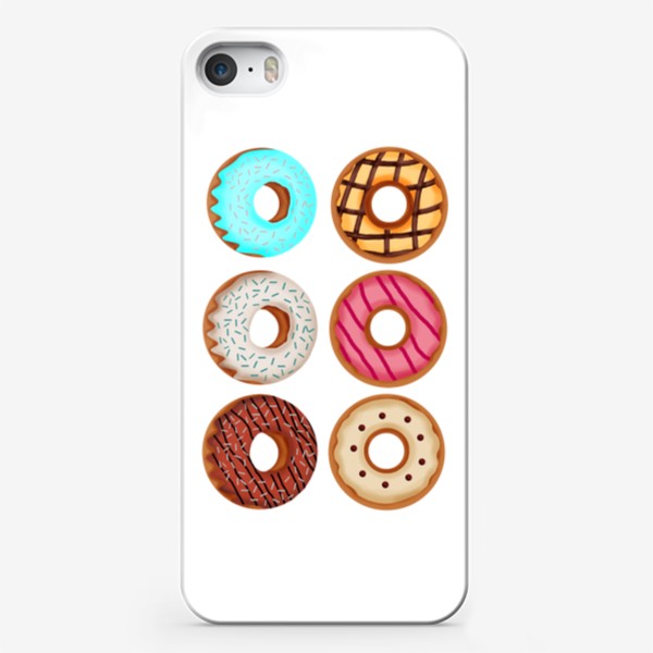 Чехол iPhone «Пончики»