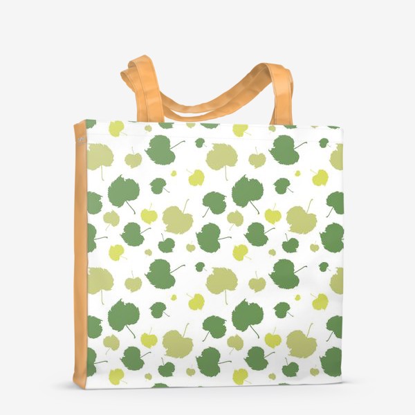 Сумка-шоппер &laquo;Зеленые листья (Green leaves)&raquo;