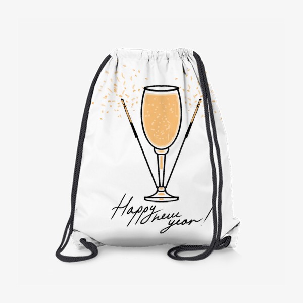 Рюкзак «Новый год 2024 шампанское 🍾 »