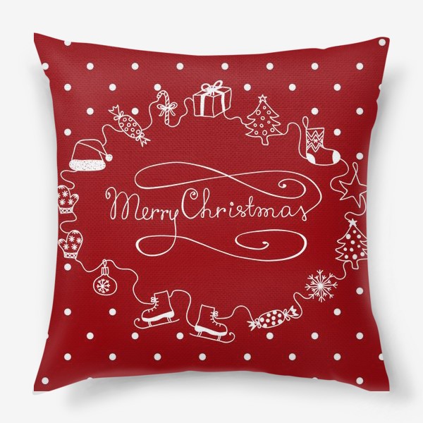 Подушка «Merry Christmas»