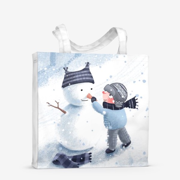 Сумка-шоппер «Мой снеговик»