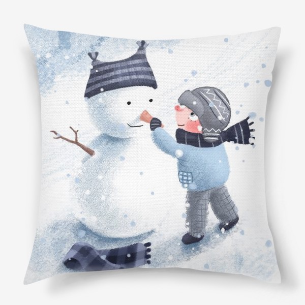 Подушка «Мой снеговик»