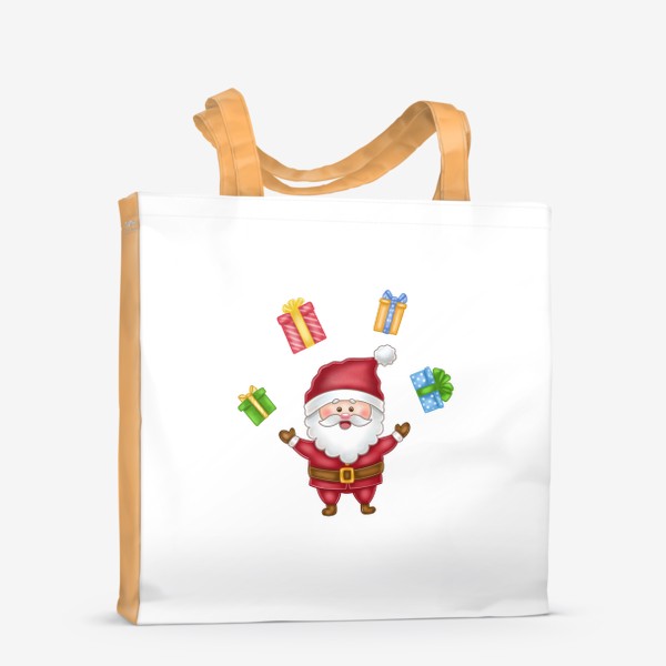 Сумка-шоппер «Санта с подарками»