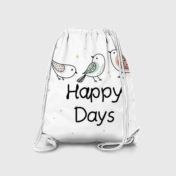 Рюкзак «"Счастливые дни птицы"»