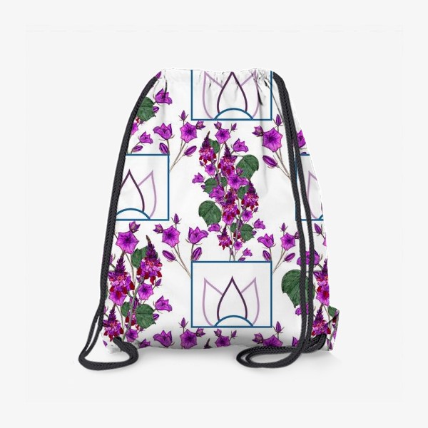 Рюкзак «Цветочный орнамент»