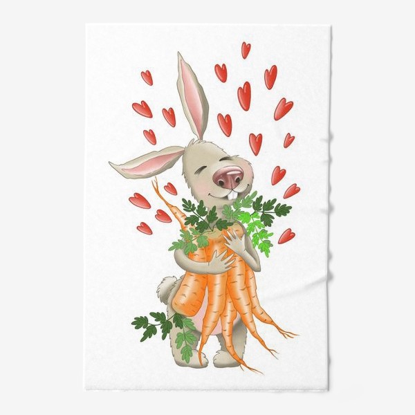 Полотенце «Любовь к морковке»