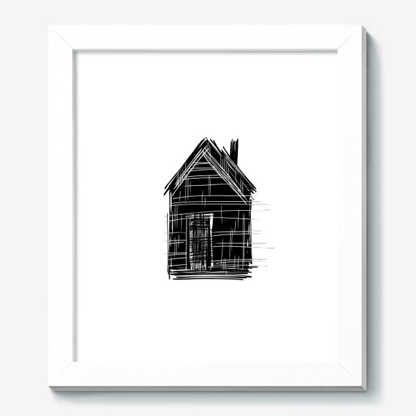 Картина «Черно-белый дом в стиле минимализм», купить в интернет-магазине в  Москве, автор: Елена Сафронова, цена: 4830 рублей,  70741.134868.1384832.5054417