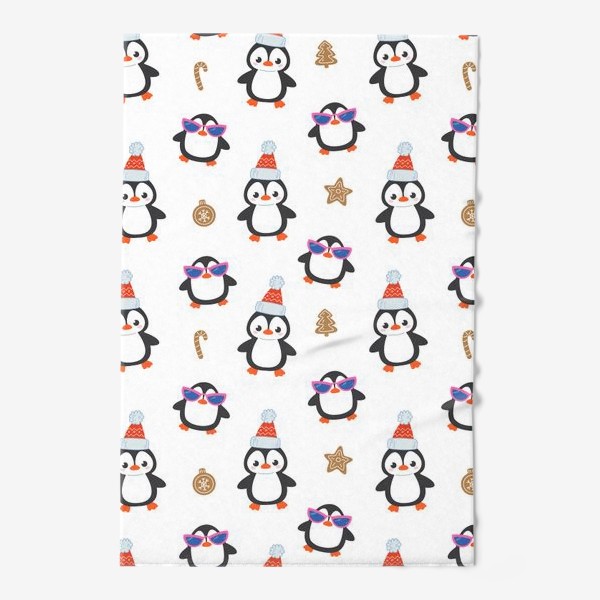 Полотенце «Смешные пингвины»