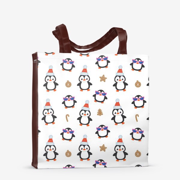 Сумка-шоппер «Смешные пингвины»