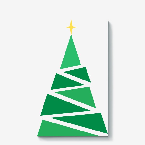 Холст «Новогоднее дерево»