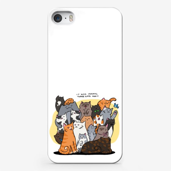 Чехол iPhone «Куча кошек Подарок кошатнику»