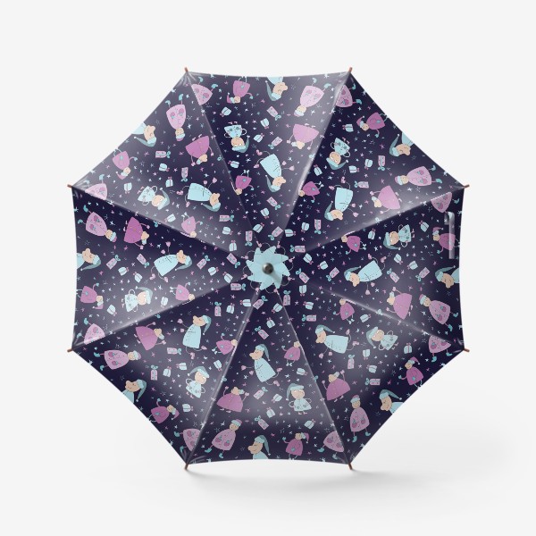 Зонт «Новогодний дед мороз»