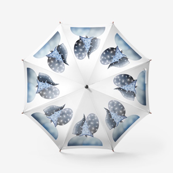 Зонт «Деревья зимой»
