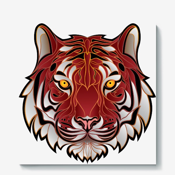Холст «Красный Тигр- Классный год»