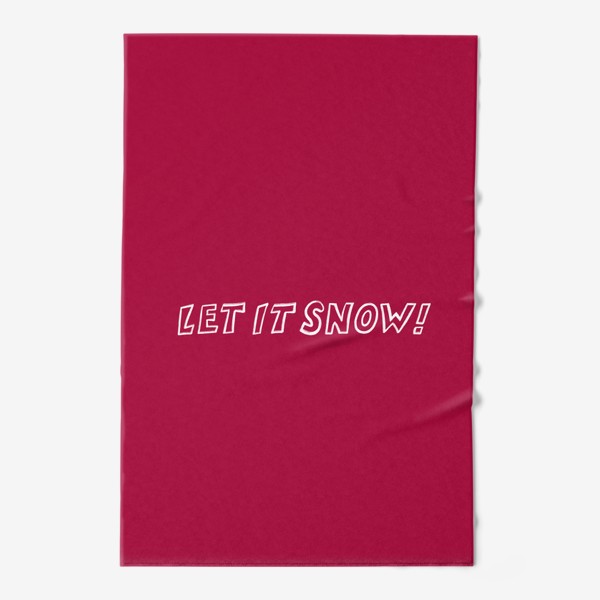 Полотенце «LET IT SNOW!»