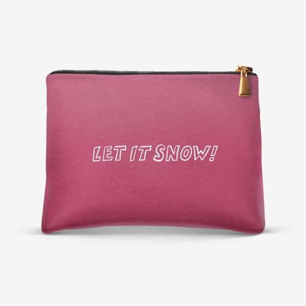 Косметичка «LET IT SNOW!»