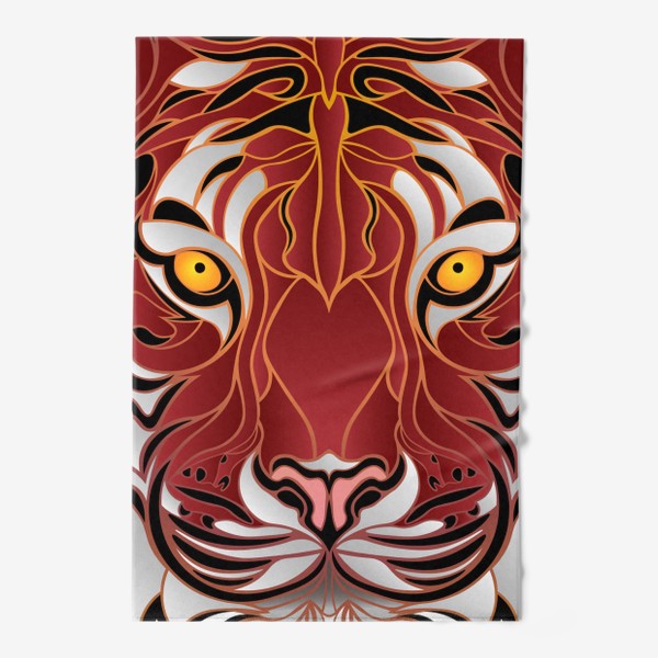 Полотенце &laquo;Красный Тигр- Классный год&raquo;