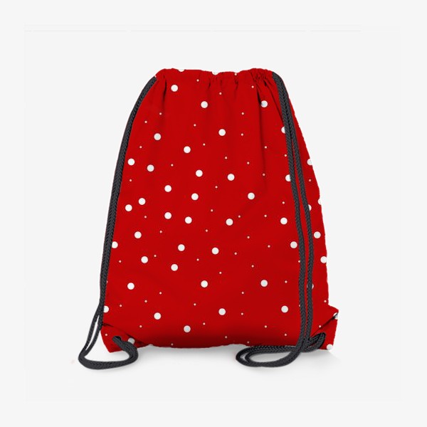 Рюкзак «Горошек красный»