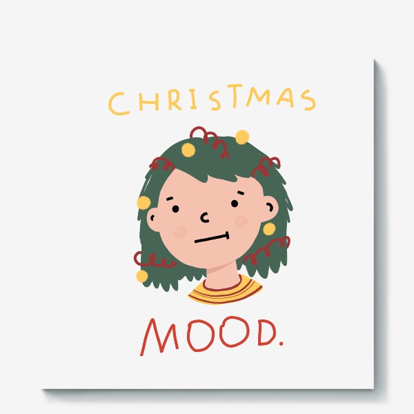 Холст «christmas mood / рождественское настроение »