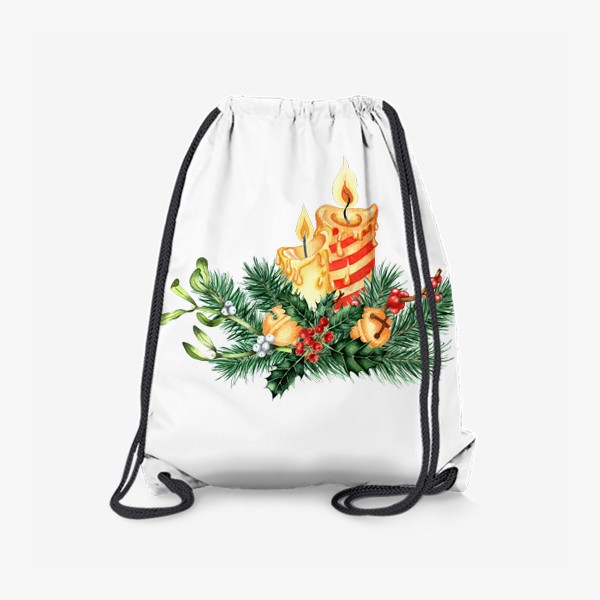 Рюкзак «Свечи в еловых ветках»