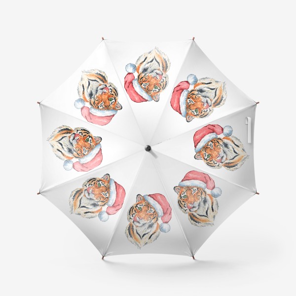 Зонт «Тигр в шапке»