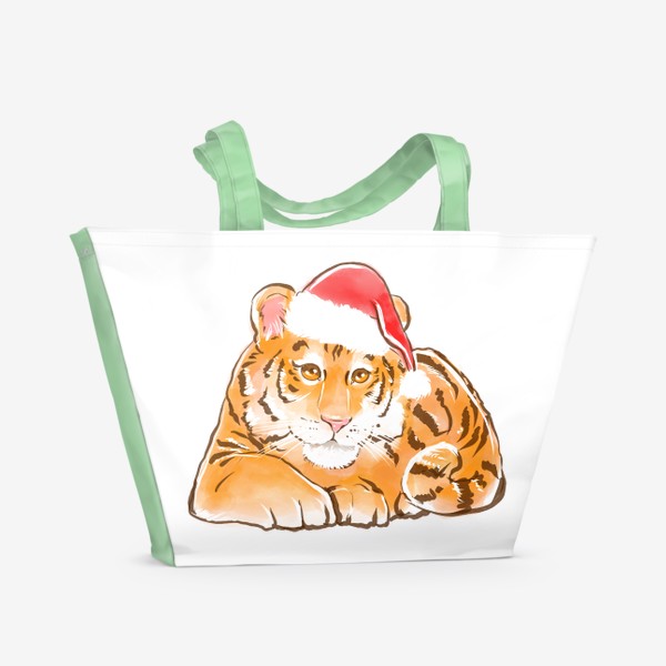 Пляжная сумка «Тигр 2022»