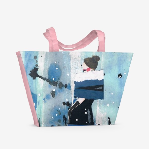 Пляжная сумка «Зимний мороз»