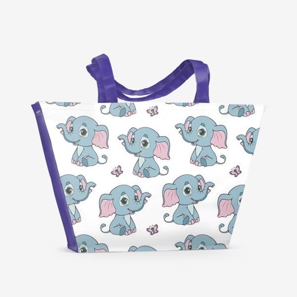 Пляжная сумка «Слоны»
