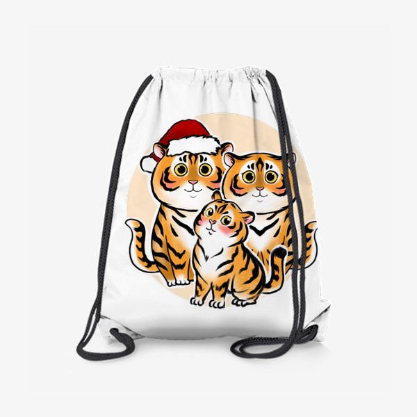 Рюкзак «Тигры  семья 2022»