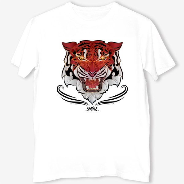 Футболка &laquo;Красный Тигр- Классный выбор&raquo;