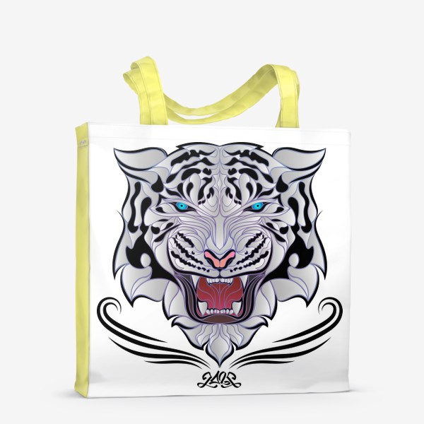 Сумка-шоппер «Белый Тигр- Смелый выбор»