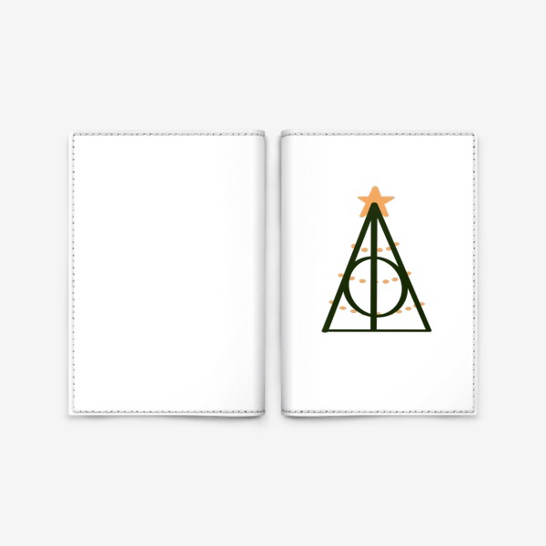 Обложка для паспорта «Гарри Поттер и дары смерти новый год»