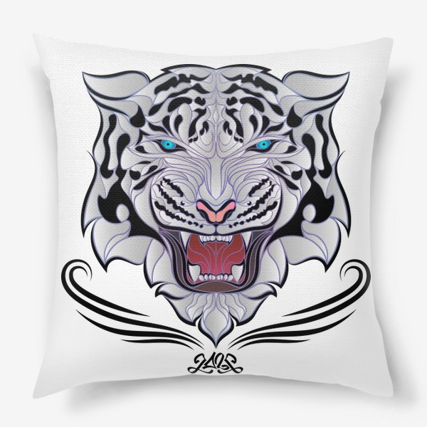 Подушка «Белый Тигр- Смелый выбор»