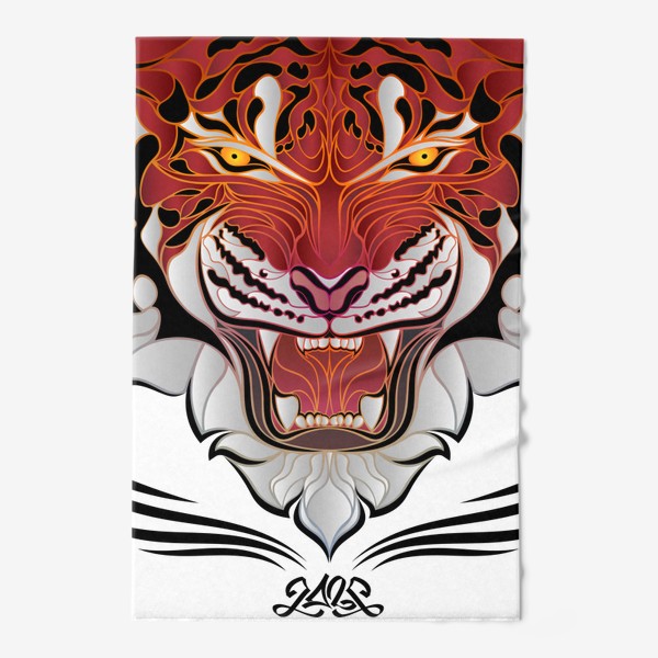 Полотенце &laquo;Красный Тигр- Классный выбор&raquo;