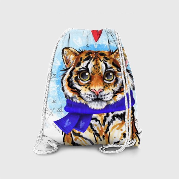 Рюкзак «Тигр в шарфе»