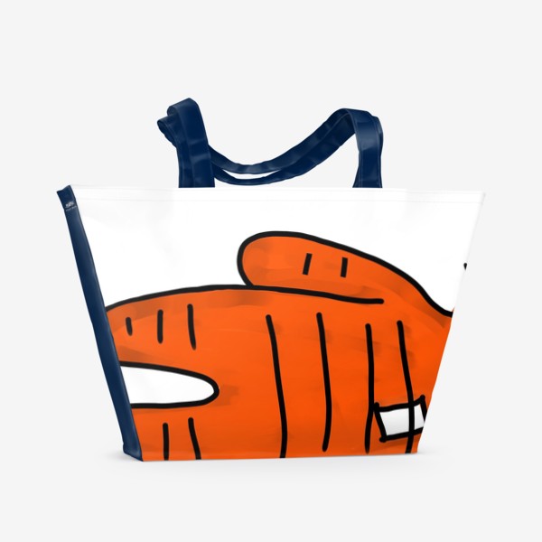 Пляжная сумка «Тигр рыжий»