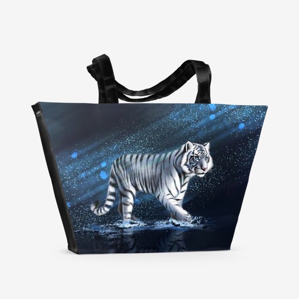 Пляжная сумка «2022 год ледяного тигра»