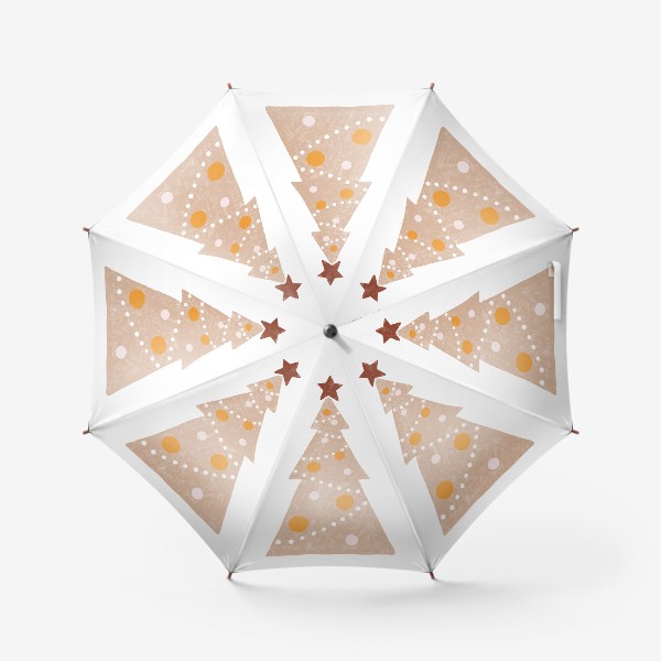 Зонт «Новогодняя ёлка в стиле «Бохо»»