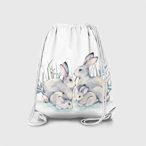 Рюкзак «Семья кроликов»