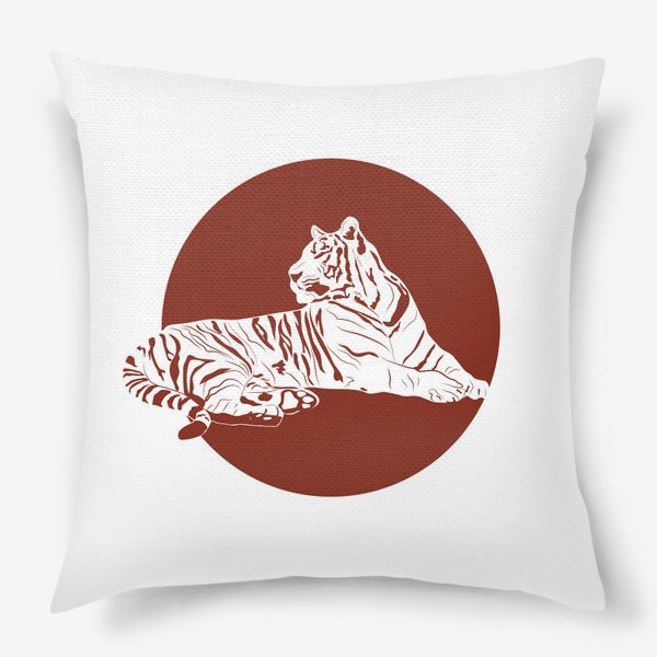 Подушка «Тигр коричневый»