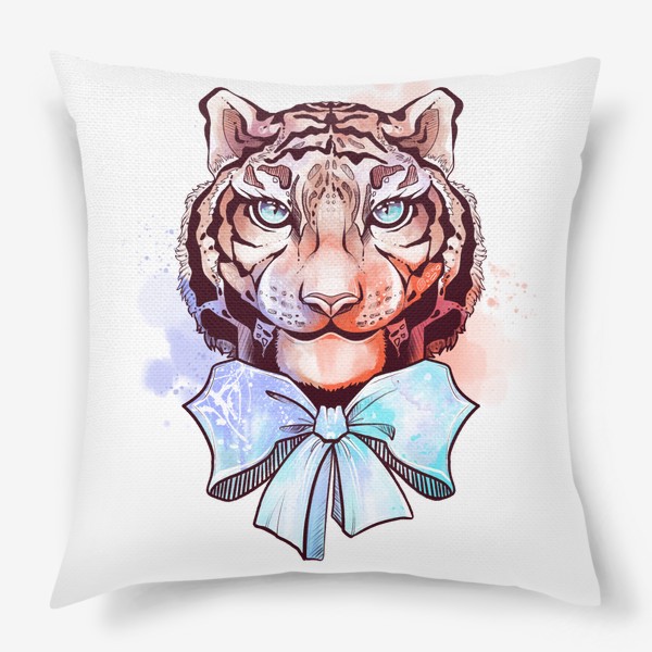 Подушка «Тигр с бантом»