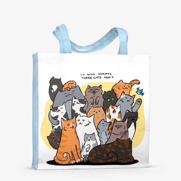 Сумка-шоппер «Куча кошек Подарок кошатнику»
